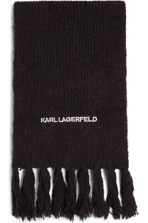 Karl Lagerfeld Essential knitted scarf