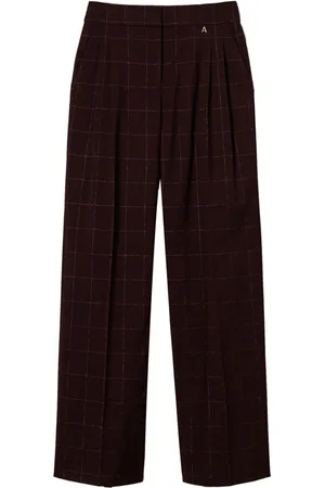 Twin-Set Check pattern palazzo trousers