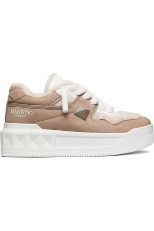 VALENTINO GARAVANI Logo-print panelled sneakers