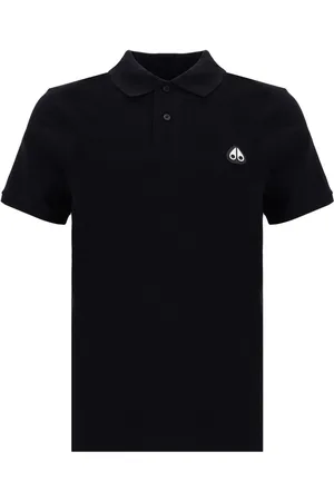 Moose Knuckles Everett logo-appliqué polo shirt