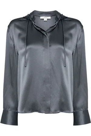 Vince Silk hooded shirt