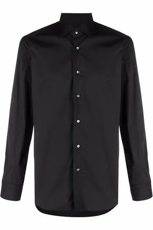 BARBA Long-sleeve poplin shirt
