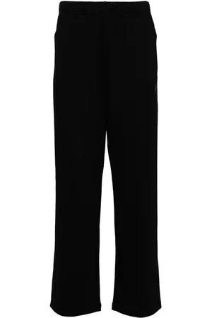 A Bathing Ape Logo-patch straight track pants