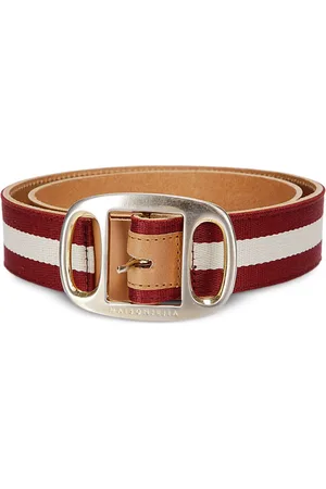 JEJIA Striped leather belt