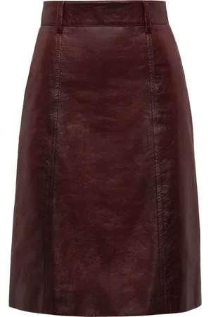 Prada Matte nappa skirt