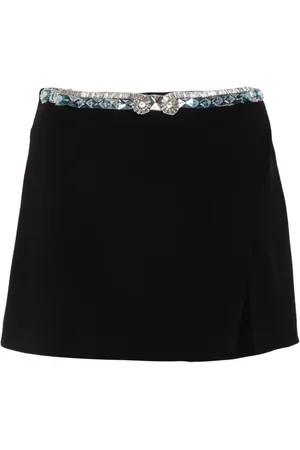 LOULOU Crystal-embellished skirt