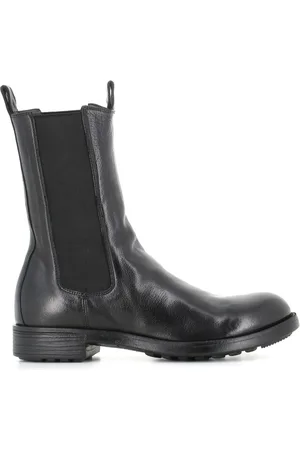 Officine creative Elasticated-panel leather boots
