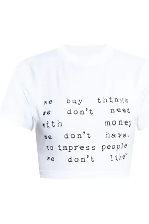 Vetements Slogan-print T-shirt