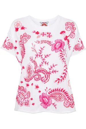 JOHNNY WAS Raw Detail Swing T-shirt