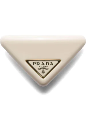 Prada Triangle-logo hair clip