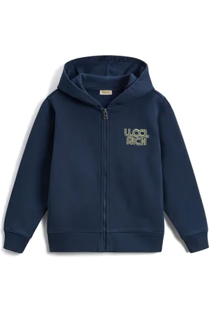 Woolrich Zip-up cotton hoodie