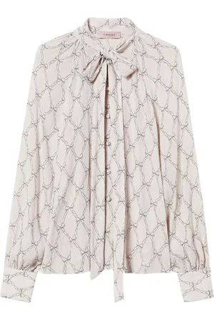 Twin-Set Graphic-print blouse
