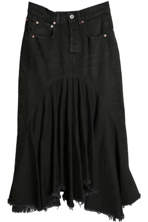Vetements Denim midi skirt