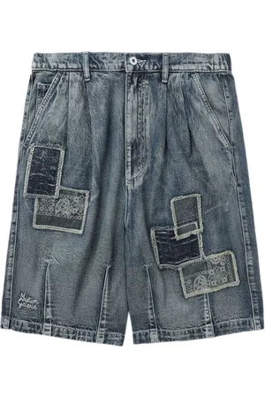 Musium Div. Appliqué bermuda shorts