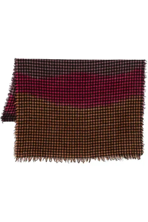 Faliero Sarti Houndstooth-pattern scarf