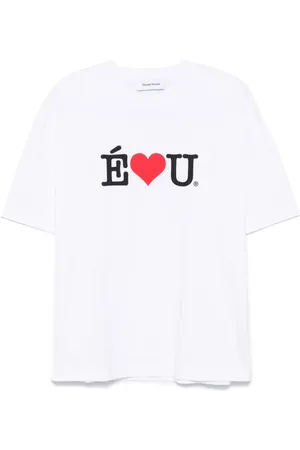 Etudes Slogan-print T-shirt