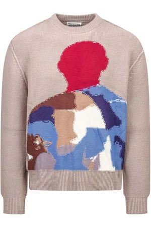 KIDSUPER STUDIOS Reverse intarsia-knit jumper