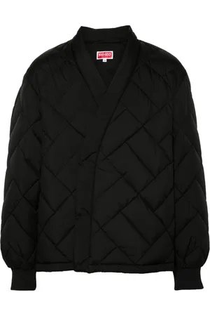 Kenzo Wrap-design padded jacket