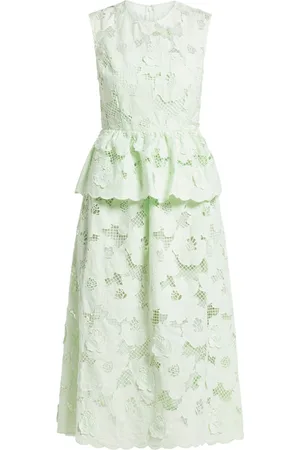 Self-Portrait Lace-detailing midi dress