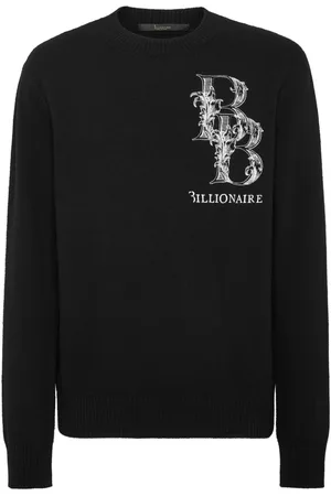 BILLIONAIRE Monogram-print jumper