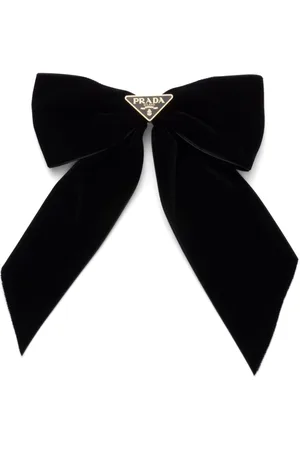 Prada Velvet bow hair clip