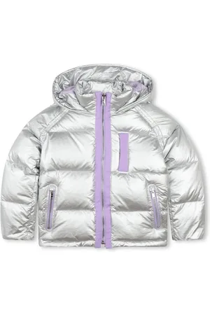 Givenchy Embroidered-logo puffer jacket