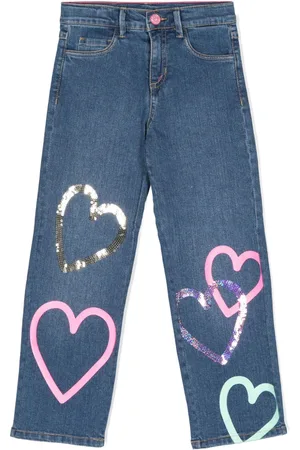 Billieblush Heart-motif jeans