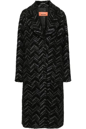 Missoni Chevron bouclé coat