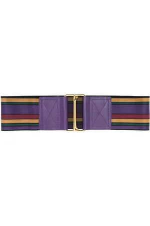 Saint Laurent 1970s striped belt