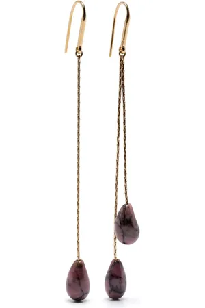 Isabel Marant Stone-pendant dangle earrings