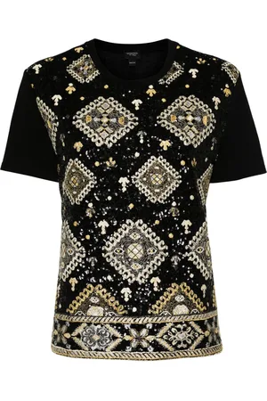 Giambattista Valli Sequin-embelished T-shirt