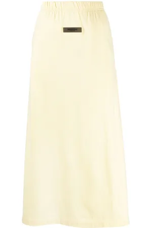 FEAR OF GOD Logo-patch straight skirt