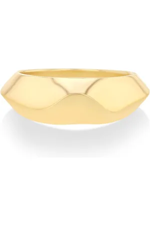 Lizzie Mandler 18kt yellow Wave ring