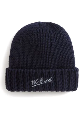 Woolrich Logo-embroidered beanie