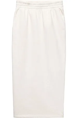 Prada Cotton elasticated-waistband skirt