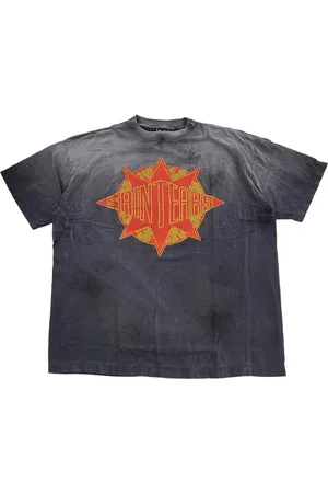 SAINT MXXXXXX X Denim Tears logo-print T-shirt