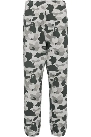 A Bathing Ape Camo track pants