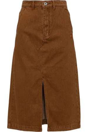 Chocoolate Cotton denim skirt