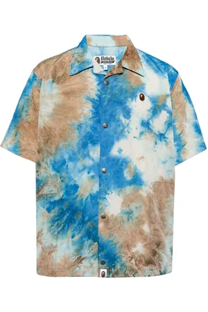 A Bathing Ape Tie-dye short-sleeve shirt