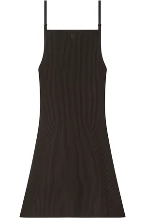 Courrèges Ribbed-knit mini dress