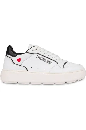 Moschino Logo-print panelled sneakers