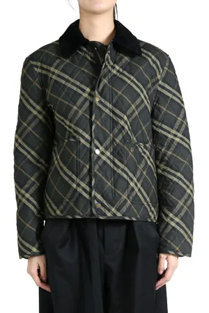 Burberry Check-print cotton jacket