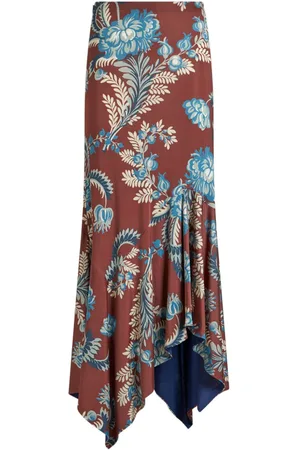 Etro Printed jersey maxi skirt