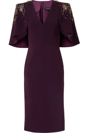 Jenny Packham Zeya sequin-embellished midi dress