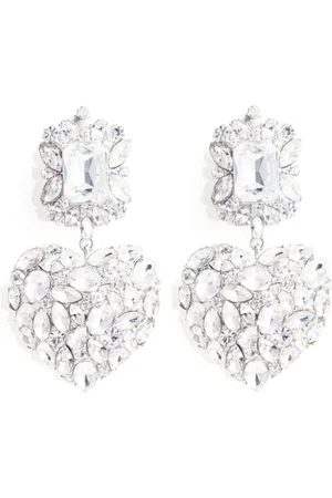 Self-Portrait Crystal drop earrings