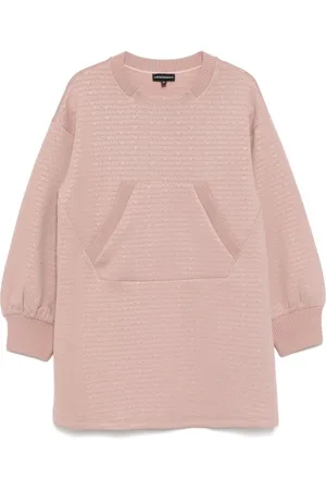 Emporio Armani All-over logo lettering dress