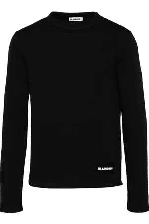 Jil Sander + texture long-sleeves T-shirt