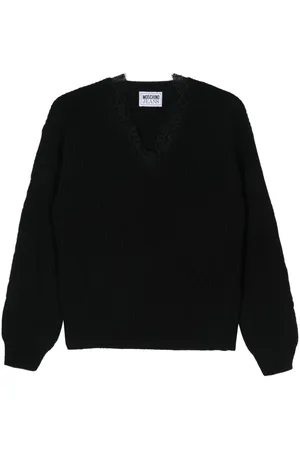 Moschino Lace-detail sweater