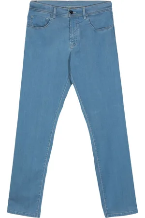 CANALI Mid-rise slim-fit jeans