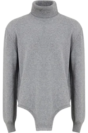 Maison Margiela Roll-neck long-sleeve knitted top